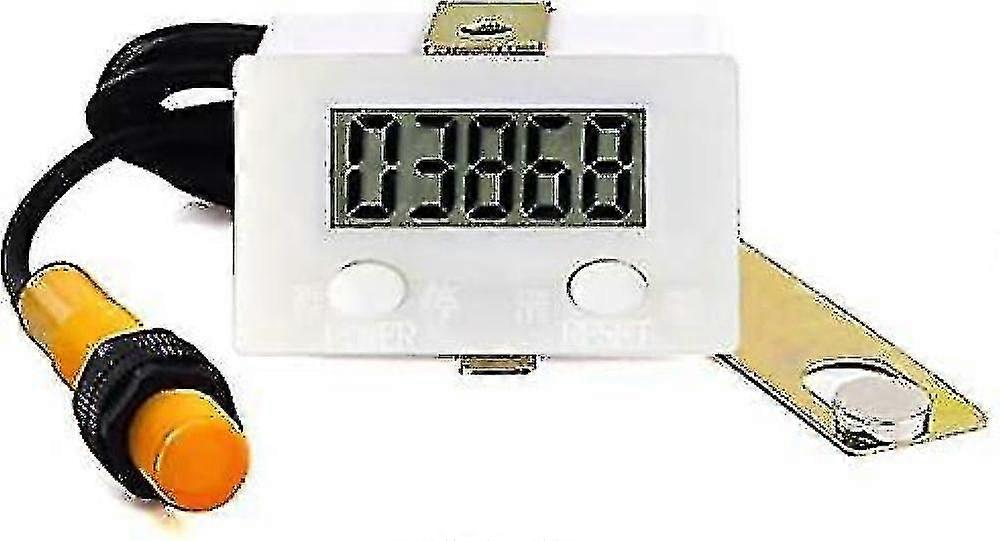 Digital 0-99999 Zähler 5 Digit Plus Up Gauge + Näherungsschalter Sensor mit magnetischen