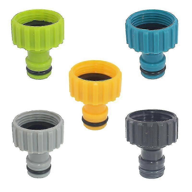 Garden Hose Tap Connector Plastic 3/4 Inch Size Water Pipe Faucet Water Gun Standard Fitting Quick