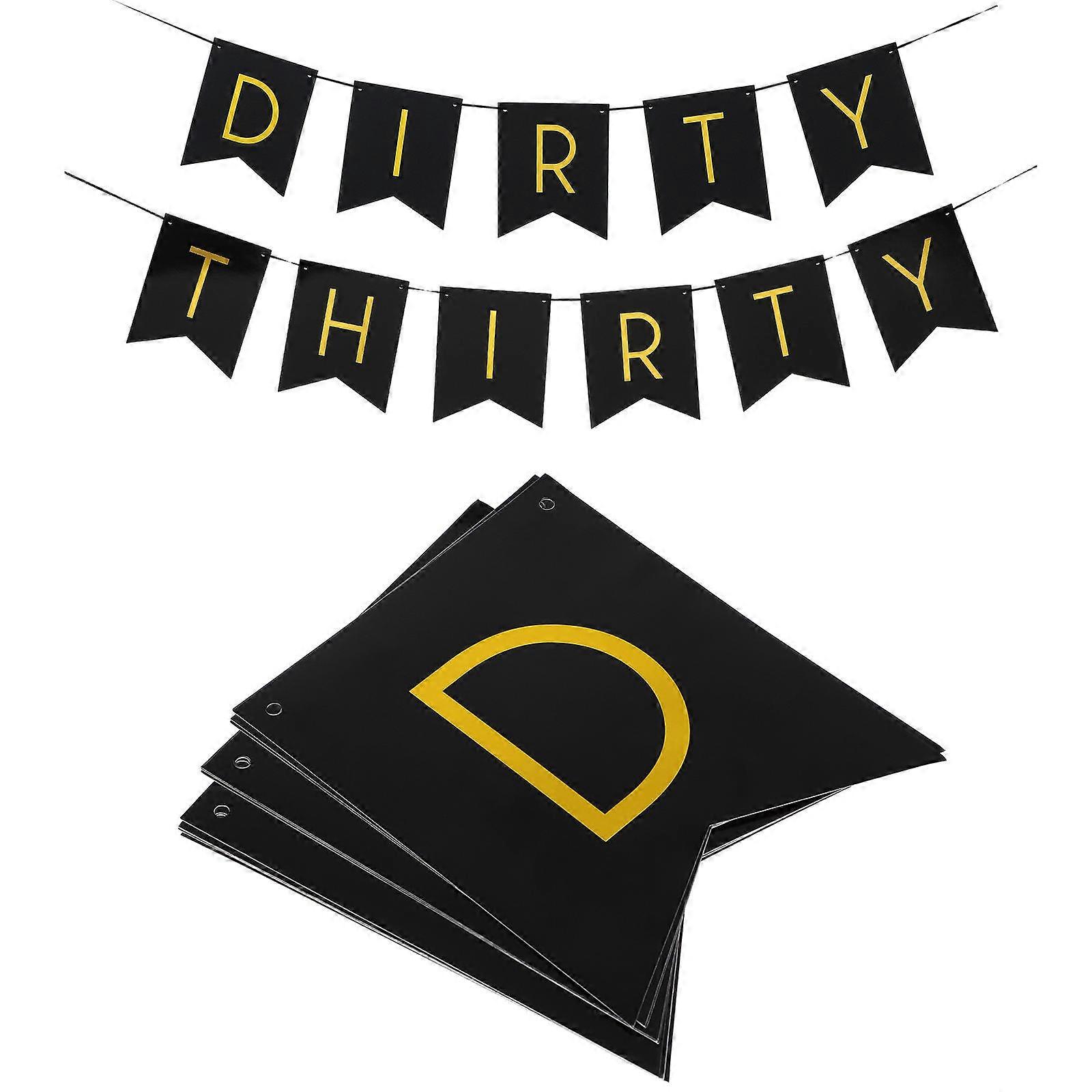 Fish Tail Birthday Banner Decorative Pull Flag for Party Decoration