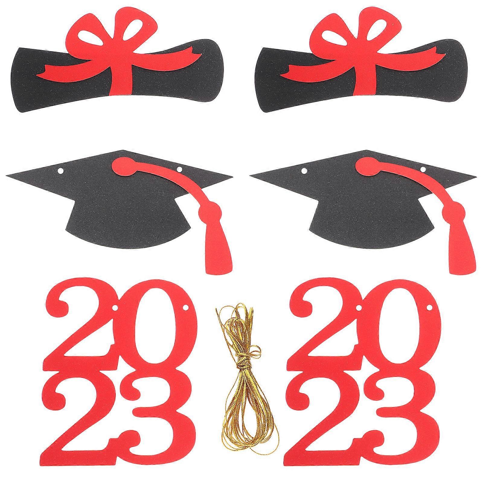 Aesthetic Grad Party Decorations Paper Rectangle Shape Background Hanging For Grads 1 Set