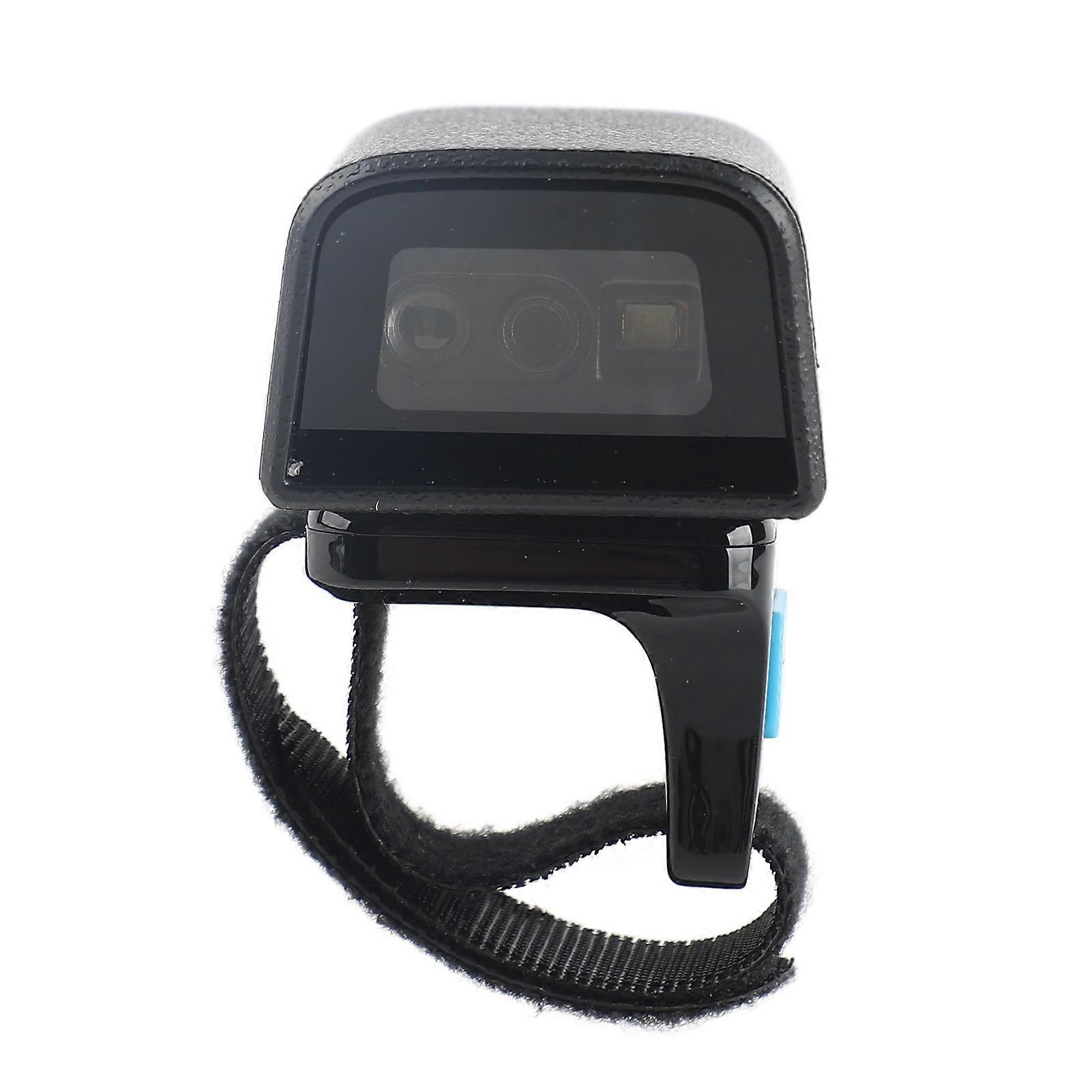 Wearable Ring Type Barcode Scanner USB Wired 2.4G BT Three Mode Connection Support One Dimensional Barcode and QR Scanning