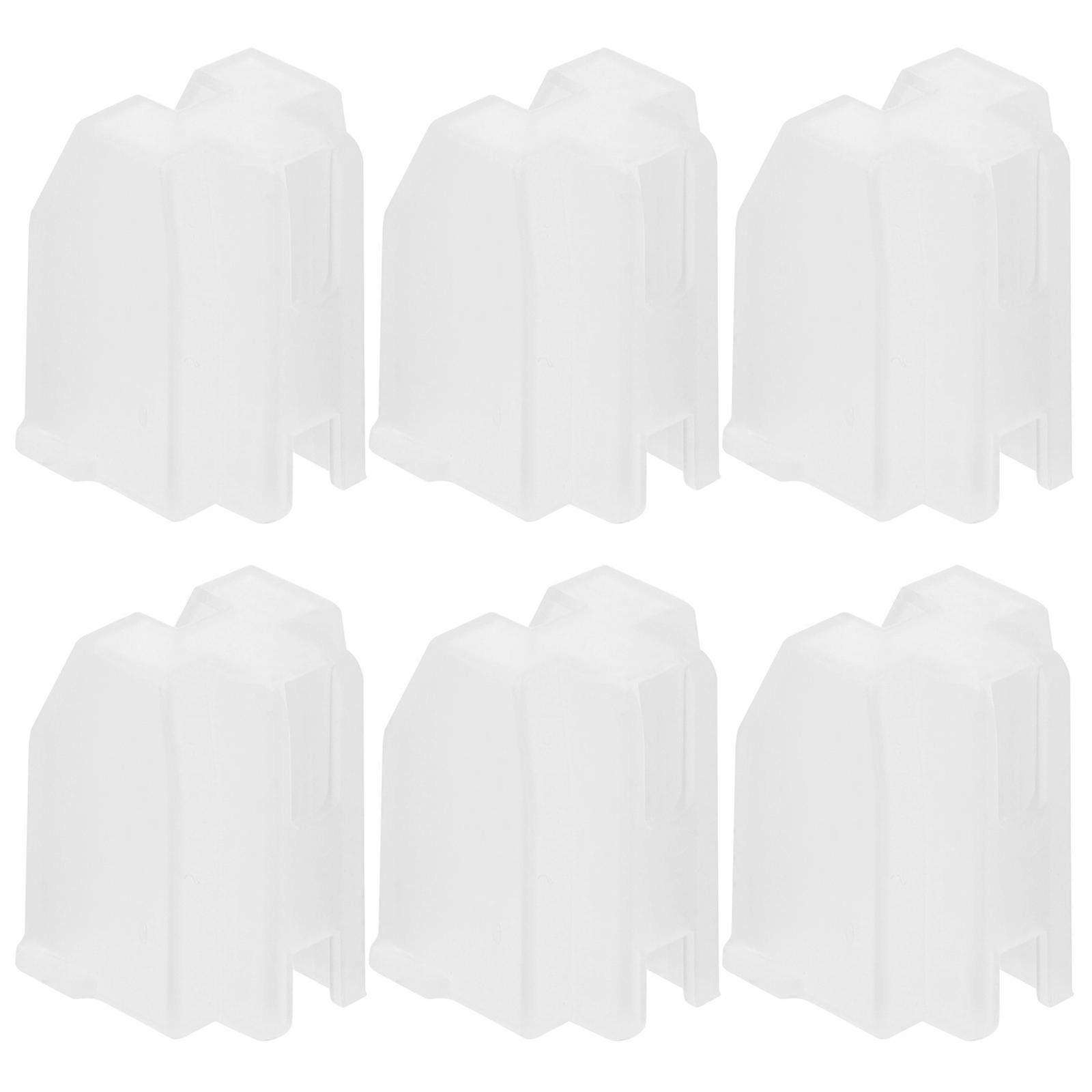 Record Player Protective Cover Stylus Protector 1.70X1.70X1.30CM 6Pcs