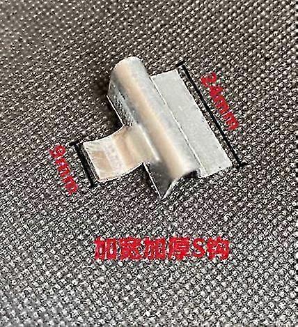 10pcs Metal Shelf Clasps For Cabinets Locking Shelf Pins Heavy-Duty Metal Clips Shelf Support Clips For Office Shelf Support Clips2.70X2.60X1.60CMSilv