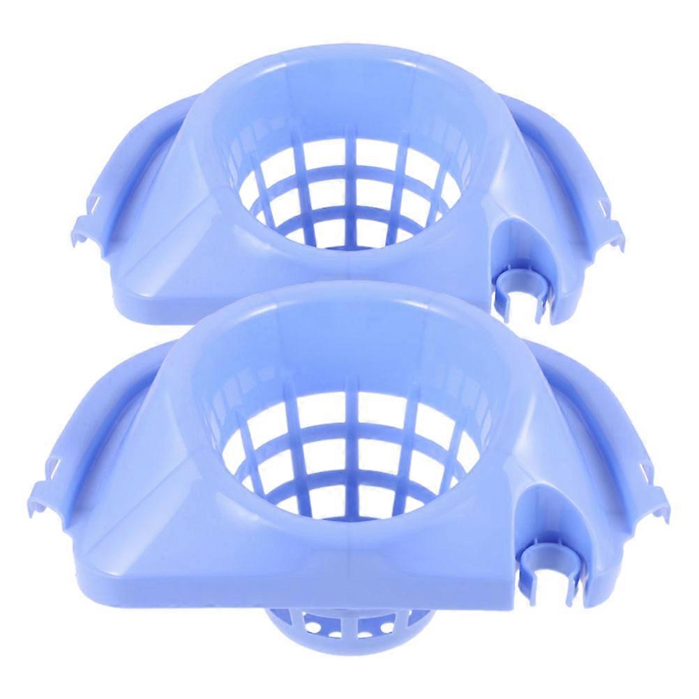 Plastic Mop Bucket Basket with Draining Holes for Storage Lightweight and Durable 2 pcs