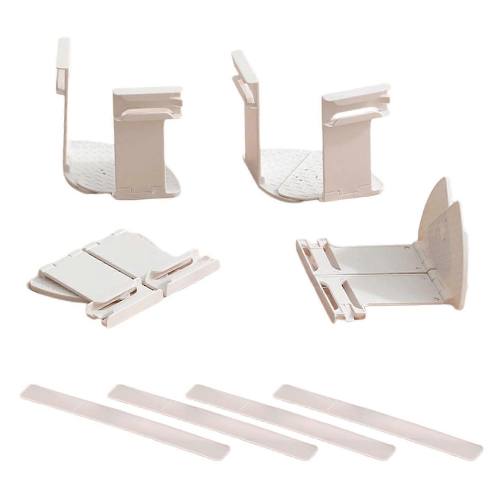 4 Pieces Multipurpose Without Needle Designs Bed Sheet Clip Accessory to Protect and Hold Elasticized Sheet Firmly Multicolor