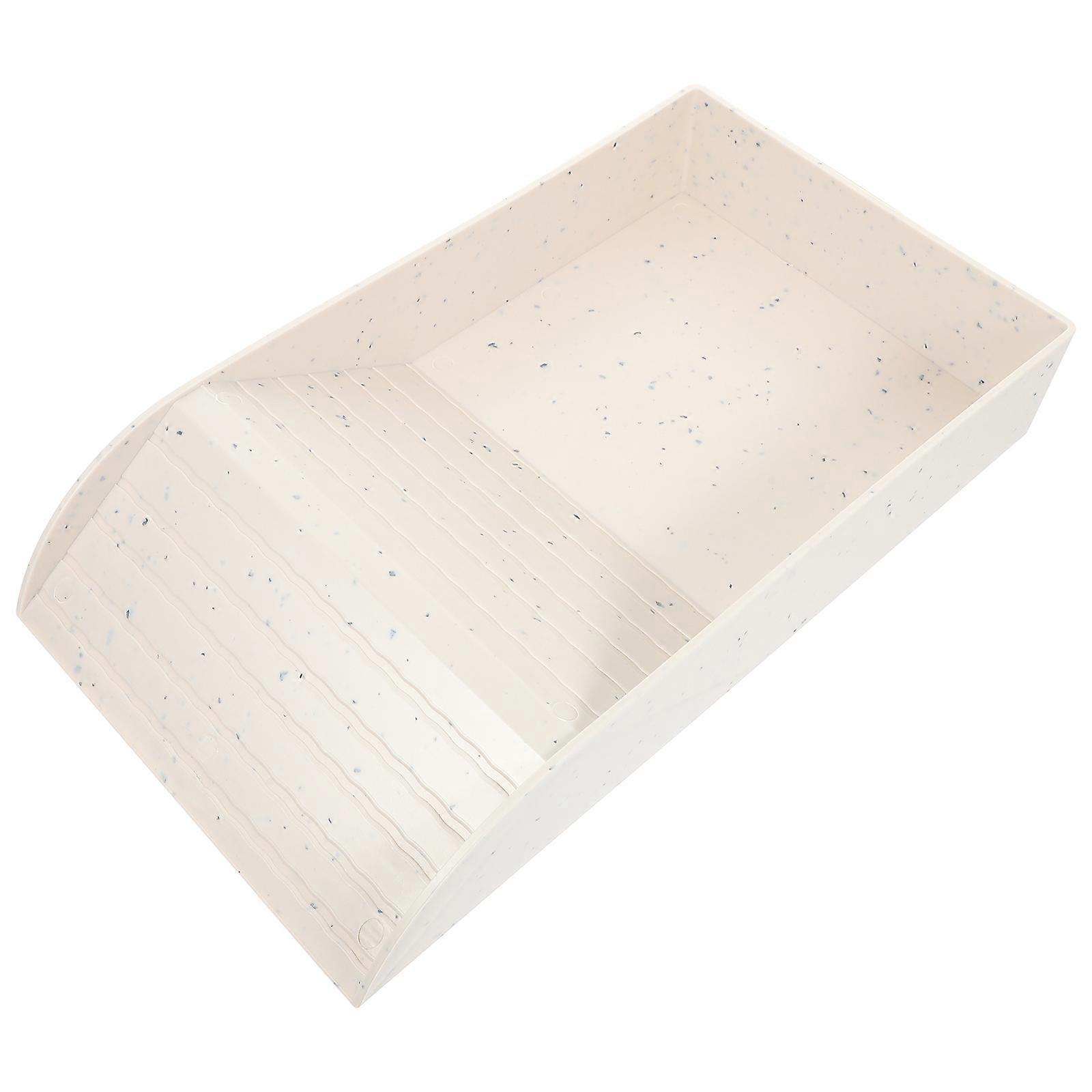 Multifunctional Plastic Turtle Platform for Basking and Grey 7.5 x 4.3 Inches