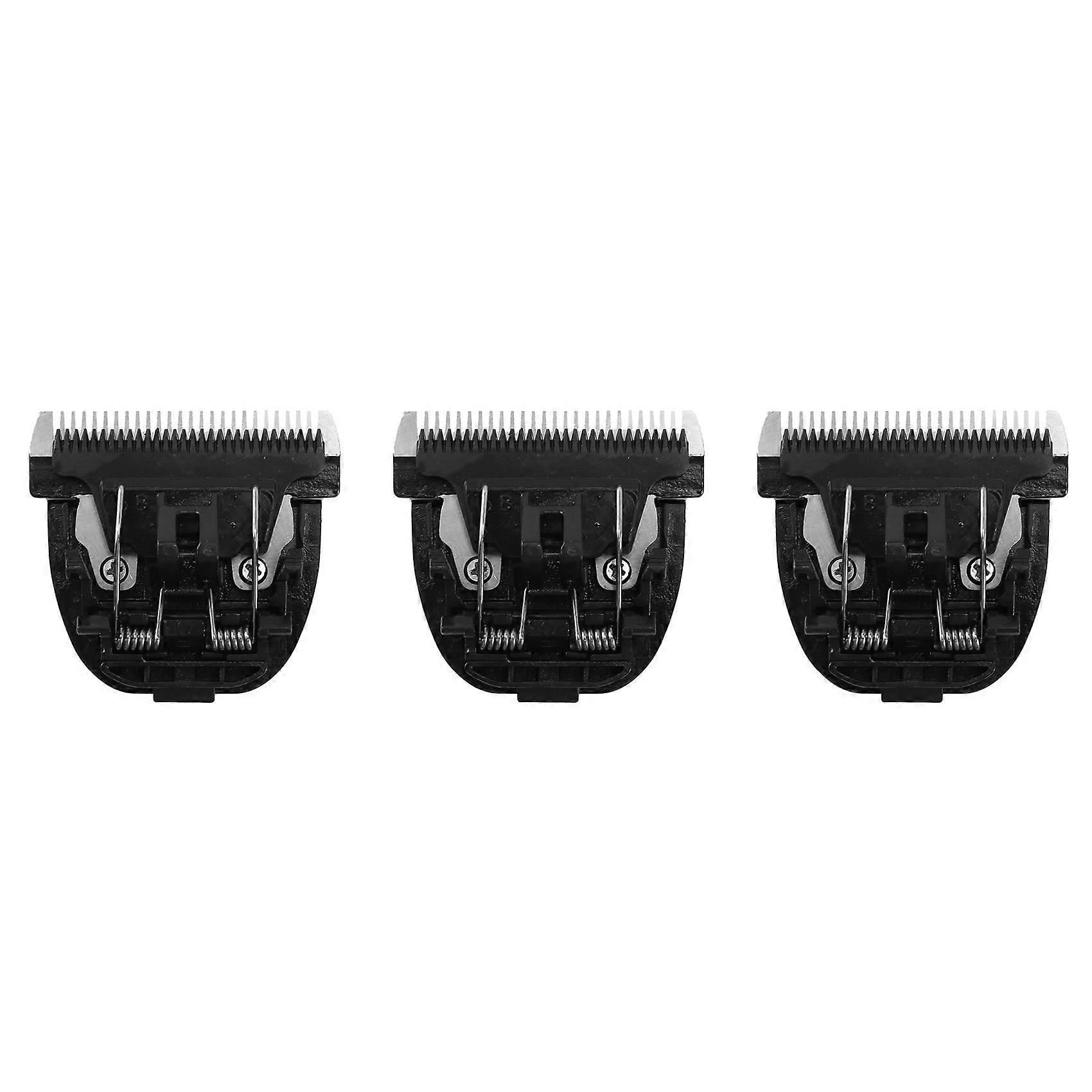 3X Black Ceramic Titanium Knife Pet Dog Hair Trimmer Blade Clipper Head for P2 P3 P6 P9 S1 ZP-295 ZP