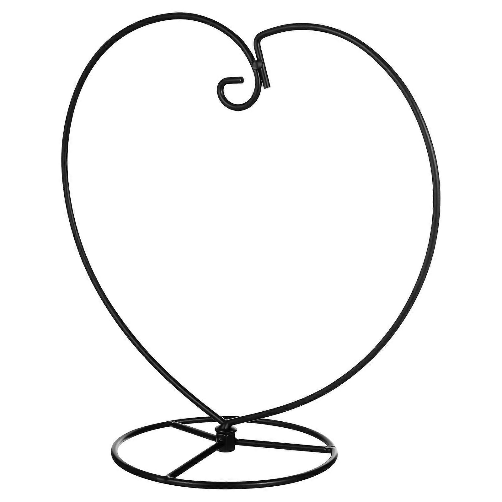 Heart Shaped Ornament Display Stand Iron Rack for Hanging Glass Globe Air Plant Terrarium Witch