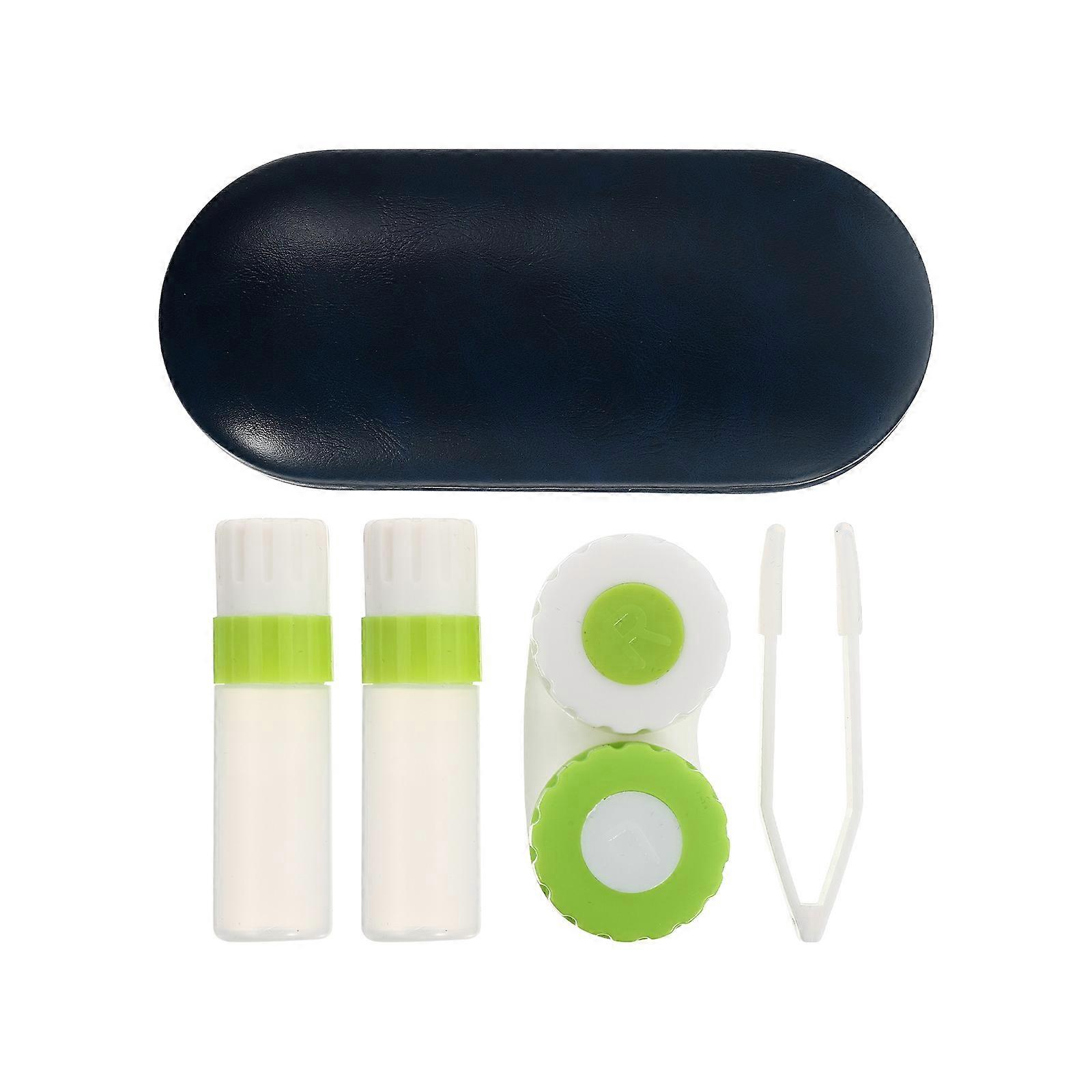 Portable Travel Eyeglasses Cases Soft Eyeglasses Case With Mirror Assistance Dust Protection 1Pc
