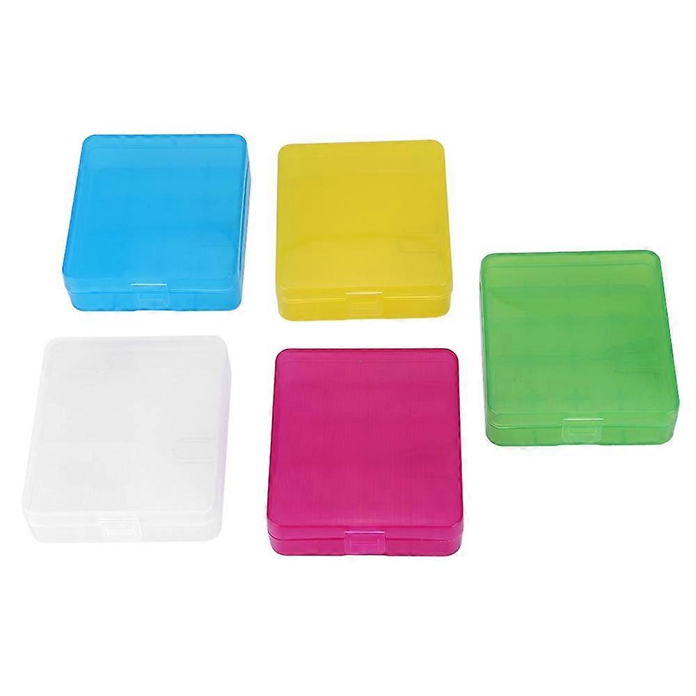 5PCS Portable 18650 Battery Box Container with Waterproof Design