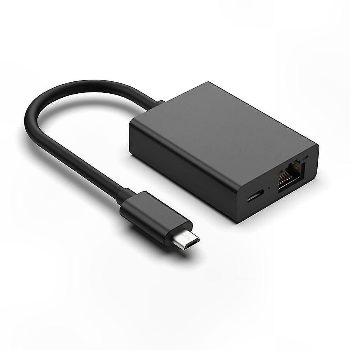 4K Ethernet Adapter with Micro-USB Connection for Networking