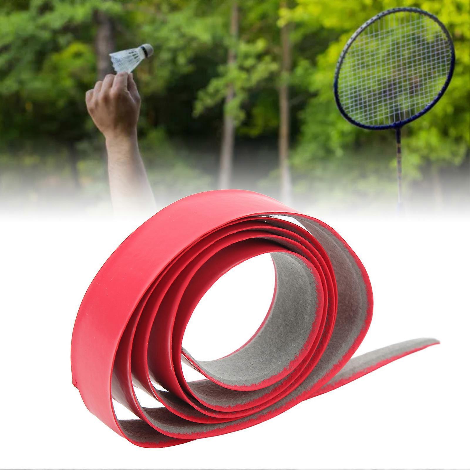 Badminton Tennis Racquets Grips Tapes PU Anti Slip Tennis Racket Handle Grips for SquashRed