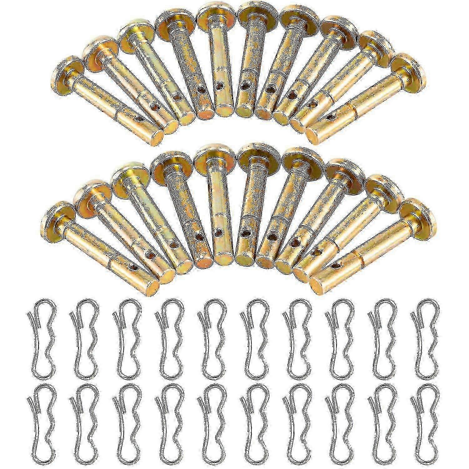 20-Pack Shear & Cotter Pins Set for Snowblower, 738-04124 & 714-04040 Replacement P20211224501 Edition 0729