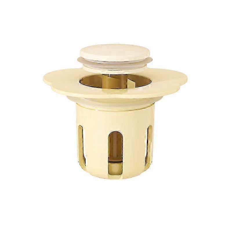 Flower Shape Filter Anti-Clogging Basin Bounce Core,Push Pop-up Drain Filter