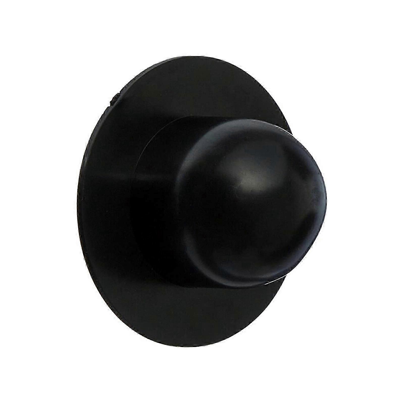 Intex Above Ground Pool Strainer Hole Plug for Filter Pump, PVC Black