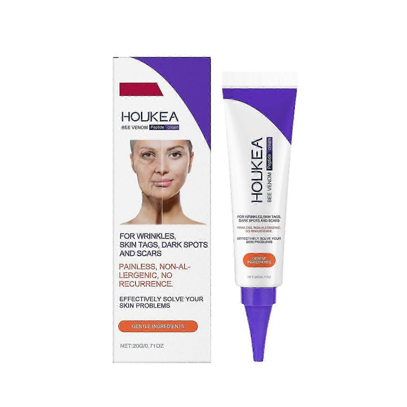 Bee Venom Peptied Cream ، كريم Bee Venom المضاد للشيخوخة ، كريم إزالة التجاعيد بسم النحل ، ترطيب ، شد ، شد وتعافي ، تلاشي البقع الداكنة