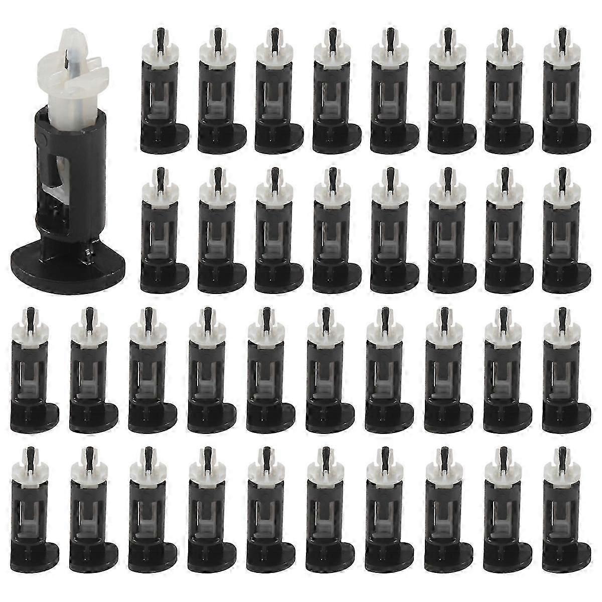 80Pcs CPU Heatsink Mount Pin Plastic Push Screw Cooler Cooling Fan Fastener Mounting Clip for Intel