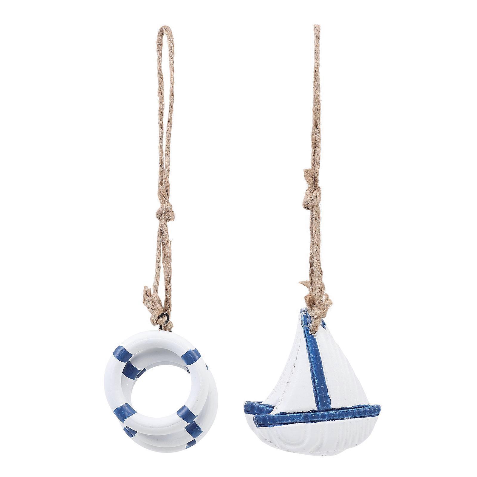 Nautical Home Decor 2Pack Wooden Mediterranean Style Decorations For General Users Warm Atmosphere For Living Spaces
