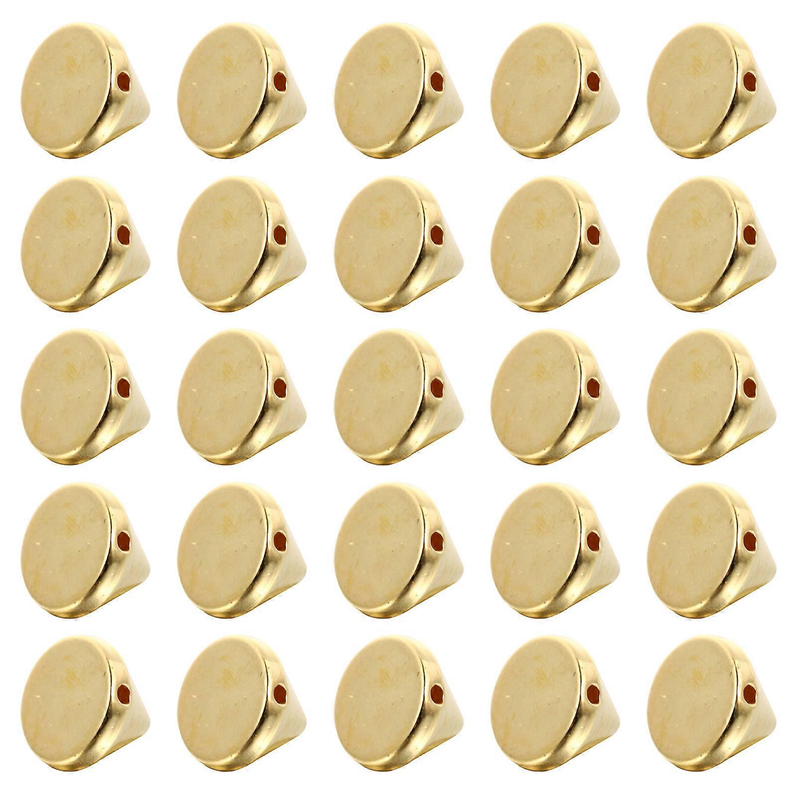 200Pcs Bullet Cone Spikes Punk Style Bullet Rivets Bullet Spike Beads DIY Spacer Beads