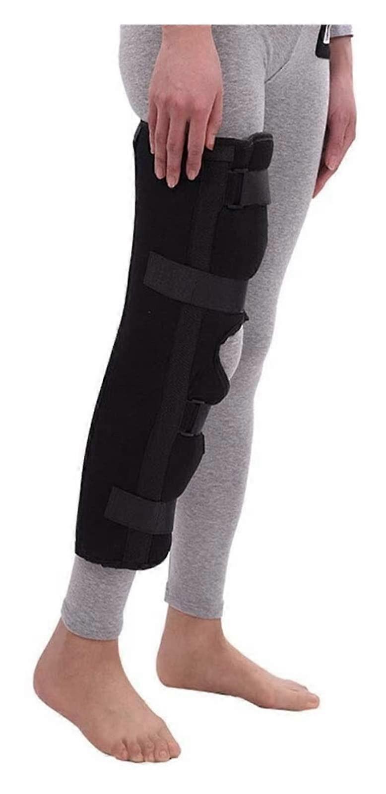 Adjustable Knee Brace Immobilizer, Postoperative Immobilizer, Pre- and Post-Splint Use, Sciatica Pain Relief, Model 22.7.27