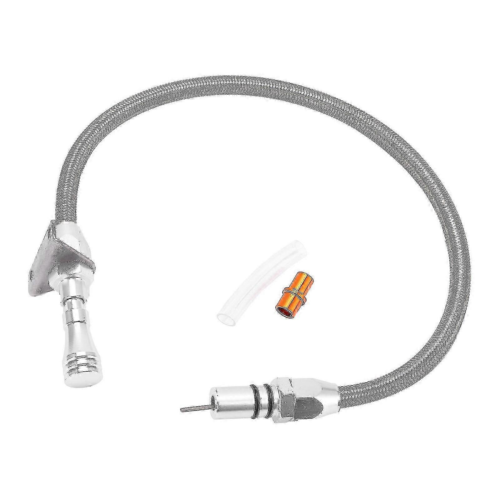 Flexible Transmission Dipstick Replacement for GM SBC BBC Chevy TH400 TH350 Turbo Transmission