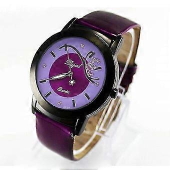 2025 Fashion Girl Lady Women Luxury Diamond Pretty Quartz Wrist Watch Purple
