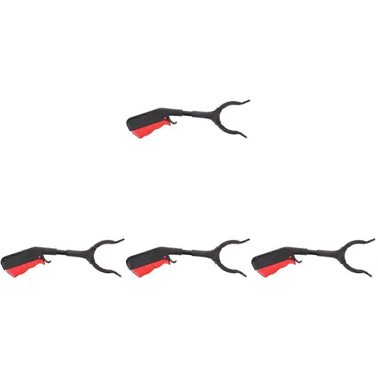 Trash Clip Set for Reacher Grabber Handles, 4 Pieces, Easy Pickup, Fits Hygiene Up Tool