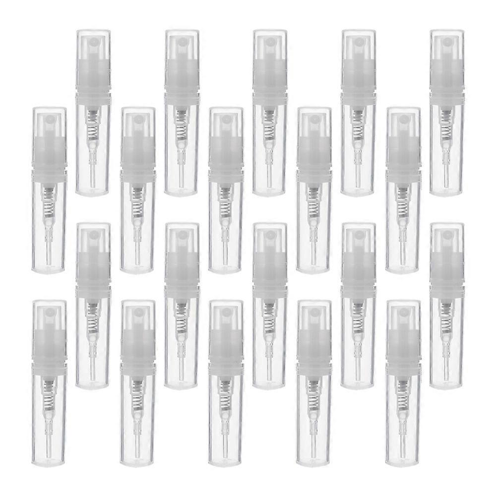 Perfume Bottle Multipurpose Travel Bottles for Storage 20Pcs White ABS