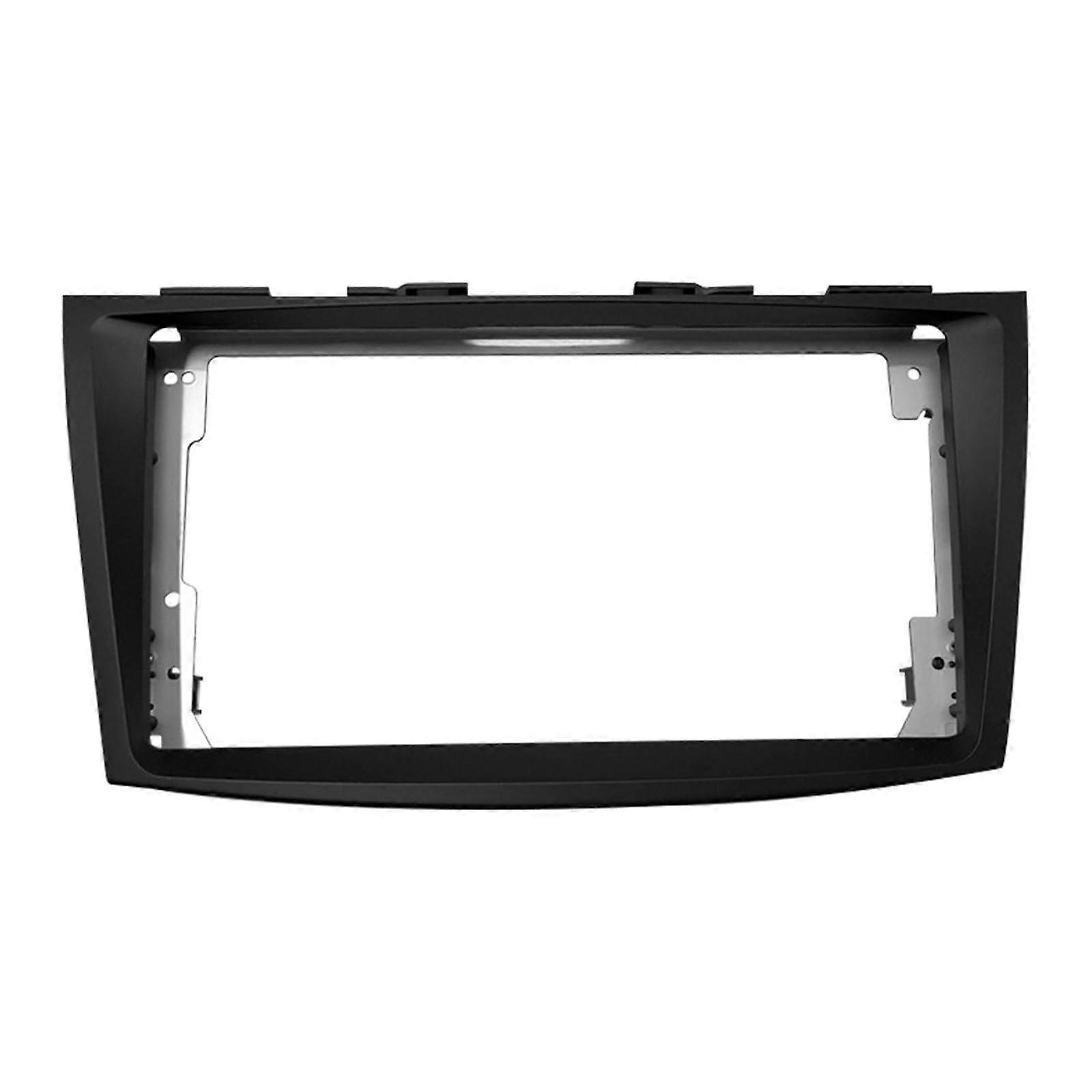 Auto Audio 9Inch Large Screen 2 DIN Bezel Frame Adapter/Fit for Suzuki Stereo Dashboard Installation Frame Kit Black