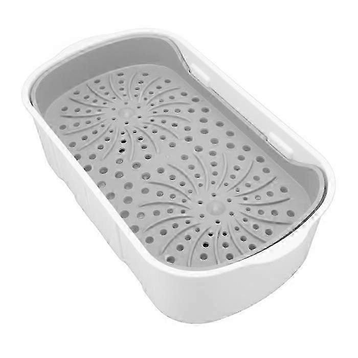 Electric mop drain bucket - - for S5 and S7 - internal partition - white ABS