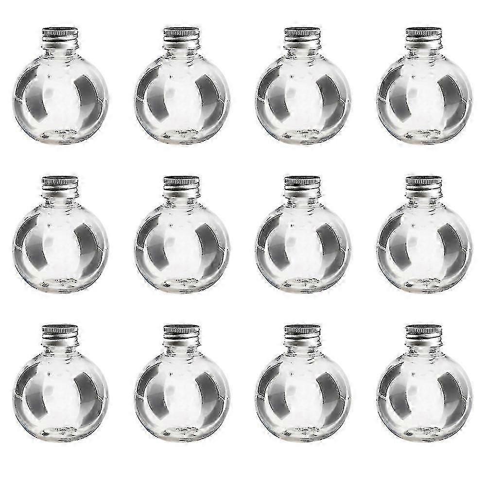 25 Pcs Plastic Bottles Transparent Leak Proof 150ml Empty Bulb