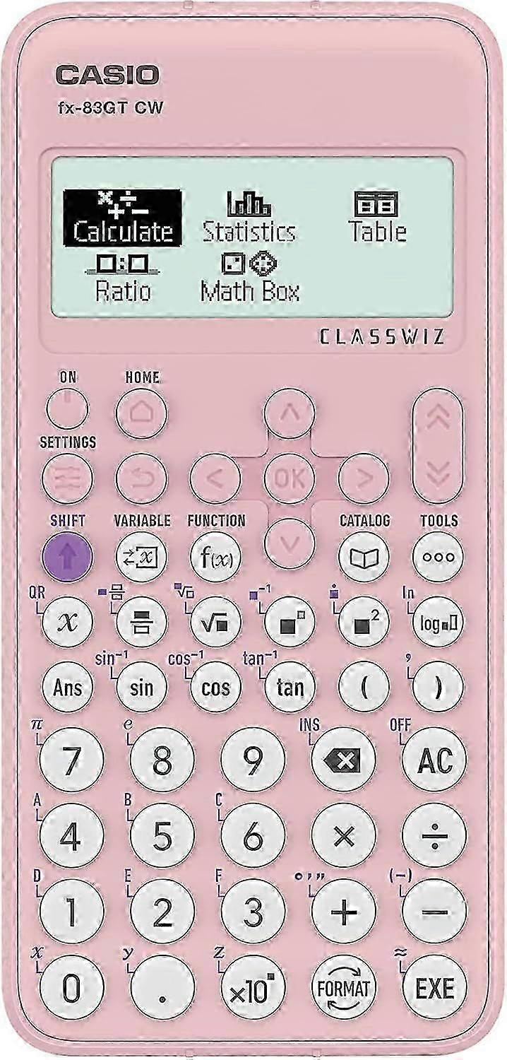 Casio fx-83GTCW Pink Scientific Calculator - 2025 Model for Precision Calculations