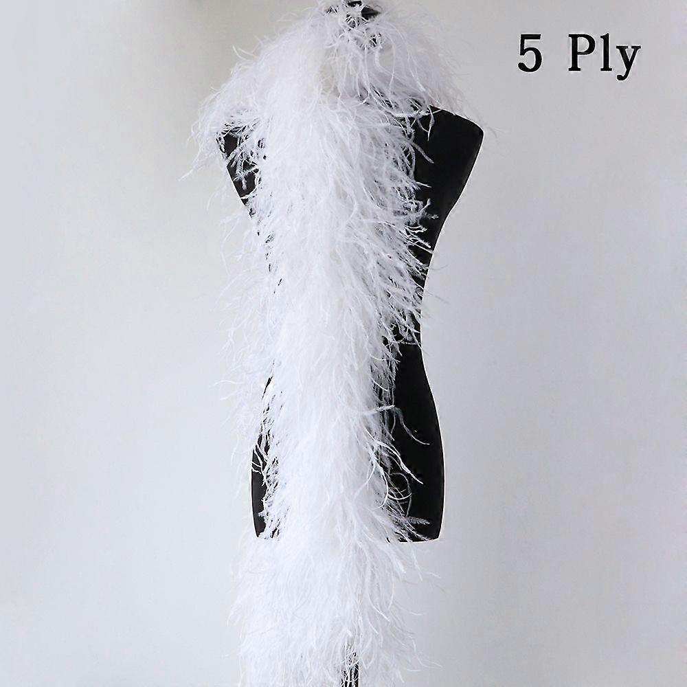 2 Yards Ostrich Feathers Boas Tuekey Marabou Plume Boa Multiple Styles for  Wedding Dress Decoration White Plumage Shawl Tapes | Fruugo CH