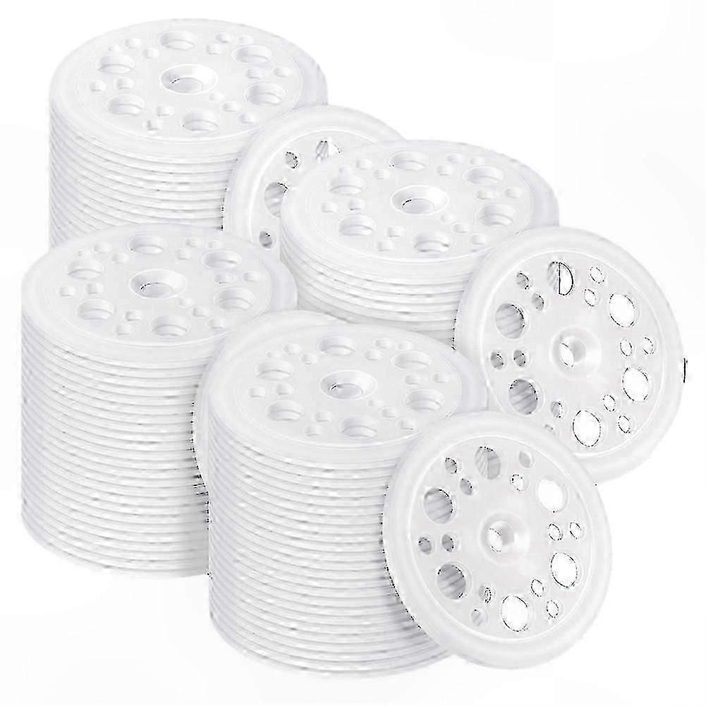 45mm Polypropylene Insulation Washers, 200-Pack for Load Distribution and Mounting Applications
