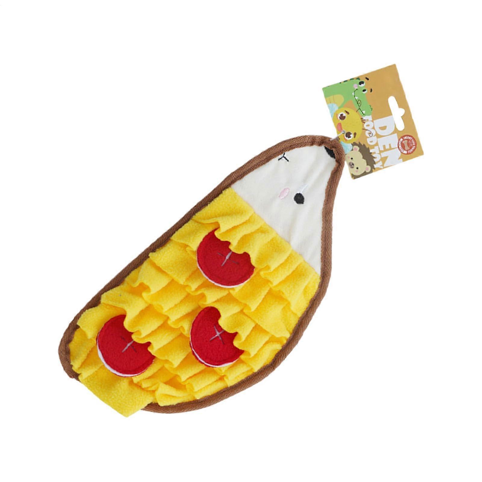 Dog Snuffle Mat for Slow Feeding, Interactive Nose Work Training Pad for Small Medium Large Pets, Yellow