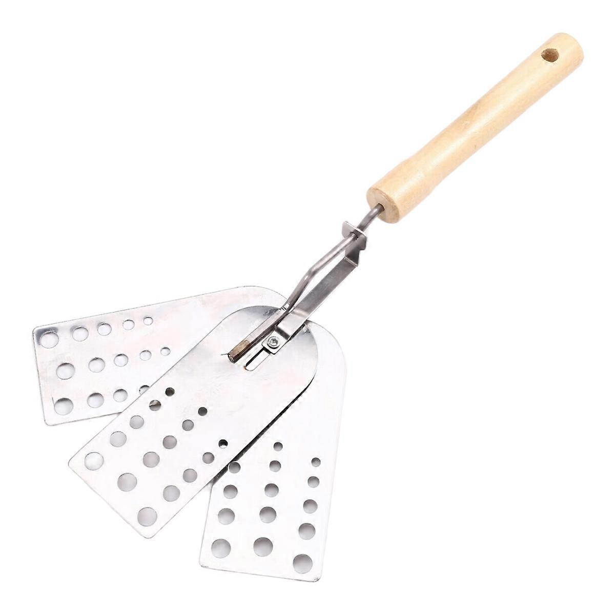 Grill Spatula Stainless Steel Griddle Scraper and Pancake Heat Hamburger Turning Scraper for Kitchen