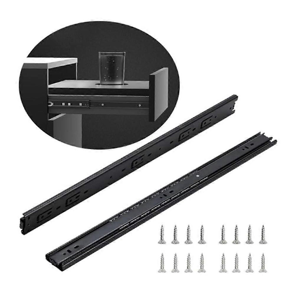 6 Pairs 16-inch 4510 Three-Section Drawer Slides without Damper