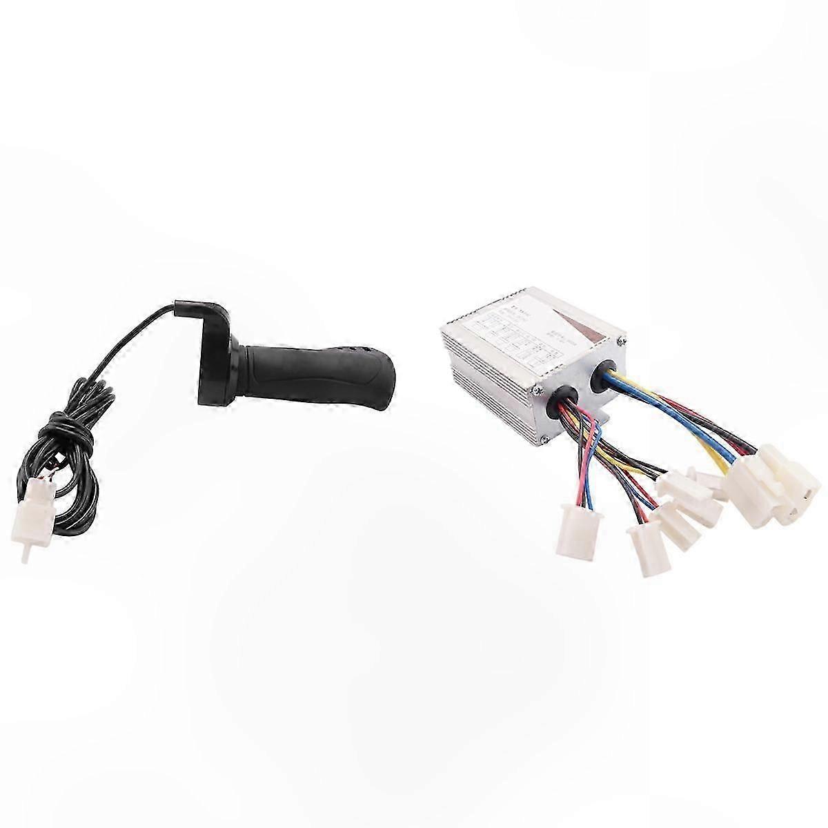 24V 500W DC Motor Controller for Electric Bike Scooter with Handlebar Control Accessory