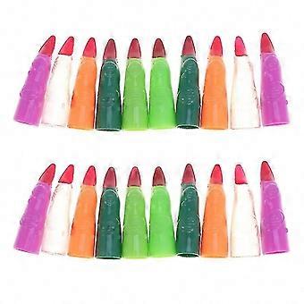 20pcs Fake Nails for Halloween Decorations - Spooky Nail Art for Party & DIY Crafts