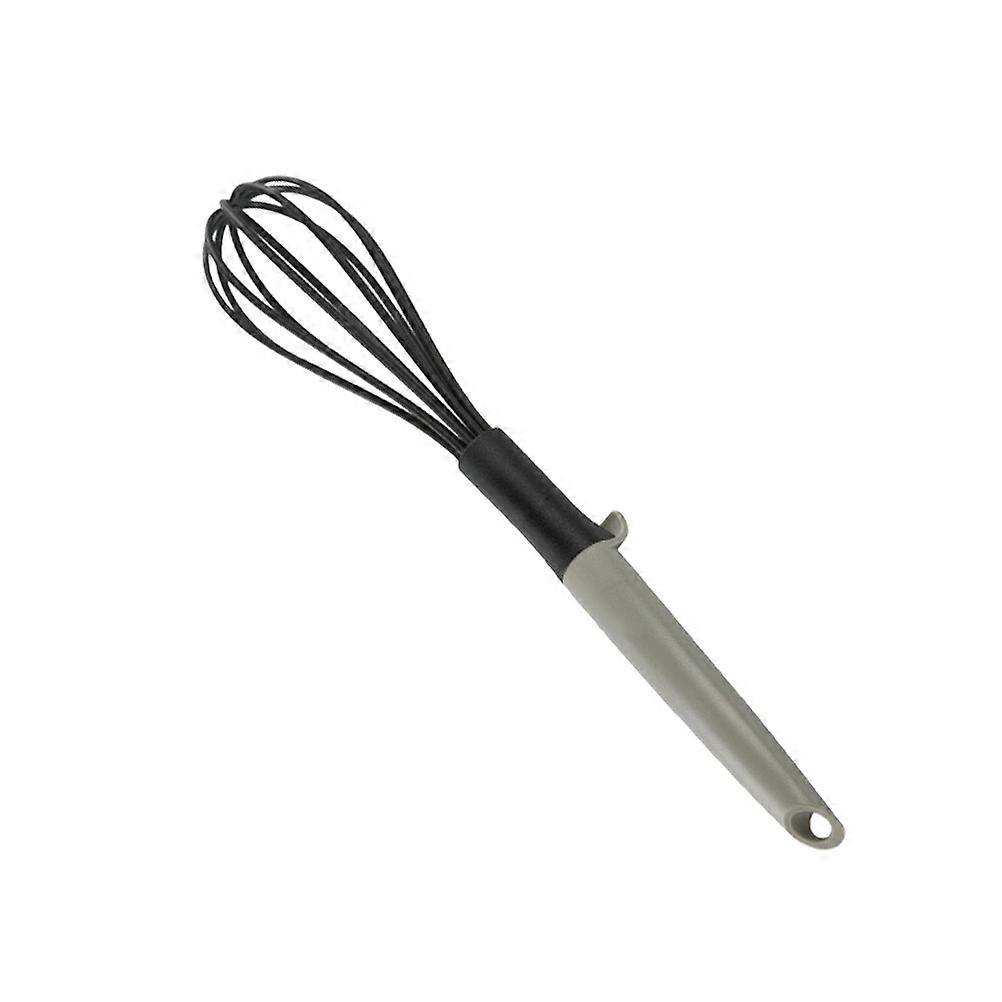 Manual Egg Mixer Handheld Kitchen Tool for Baking Nylon Grey 1Pack