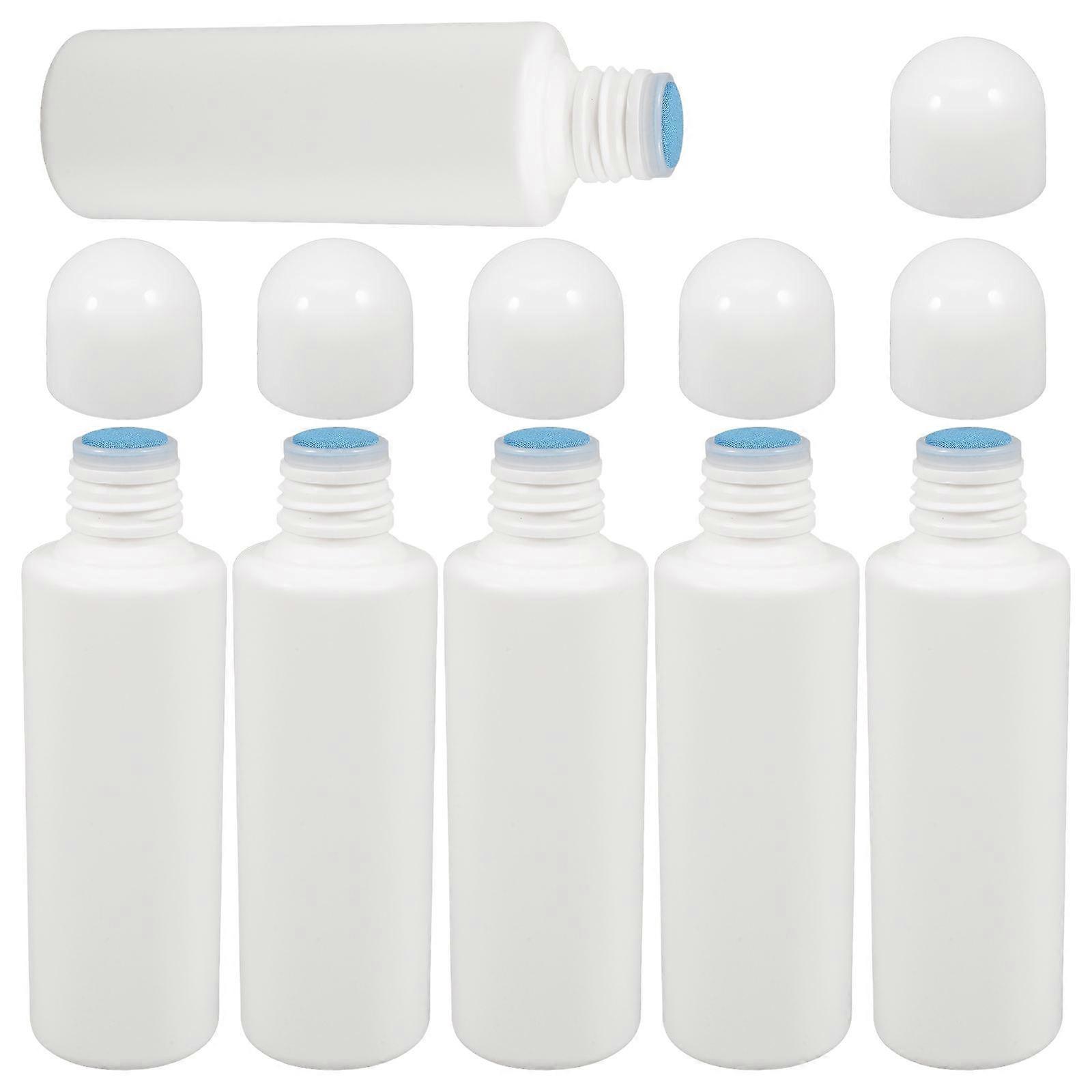 Leakproof Sponge Applicator Bottles 6 Pack Portable Plastic Travel Containers for Cosmetics