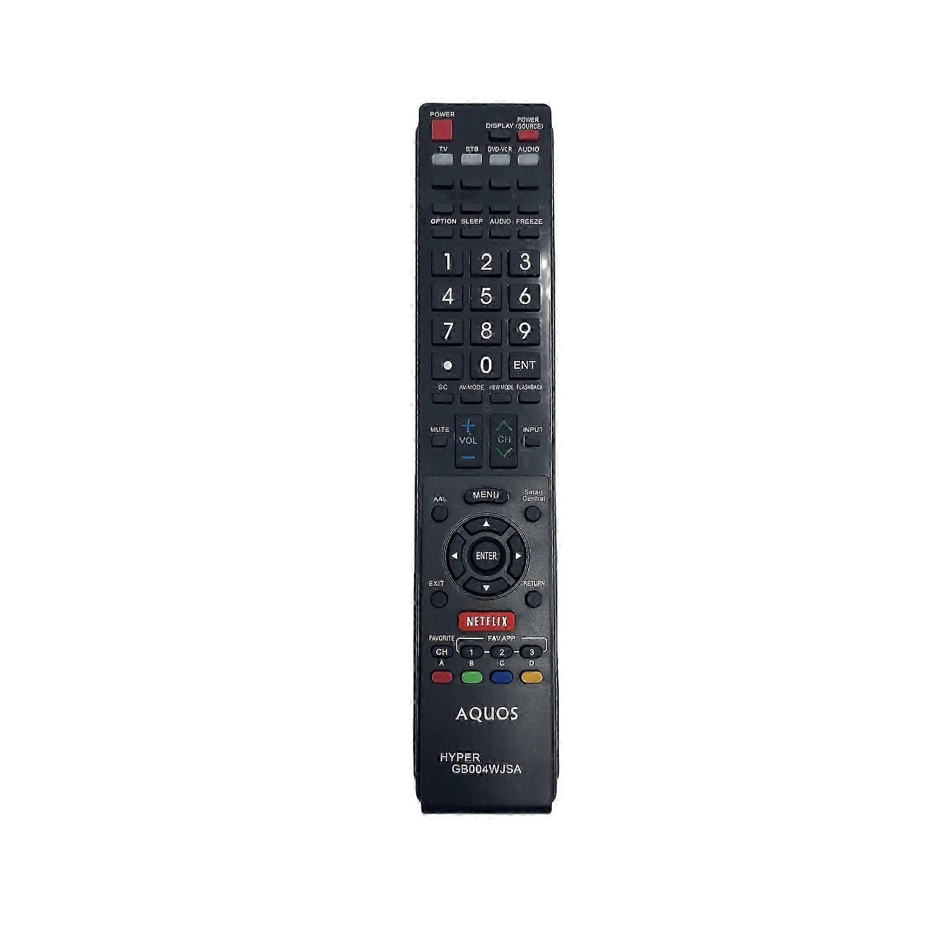 Latest Model Sharp GB004WJSA Universal Remote Control for All Sharp Brand
