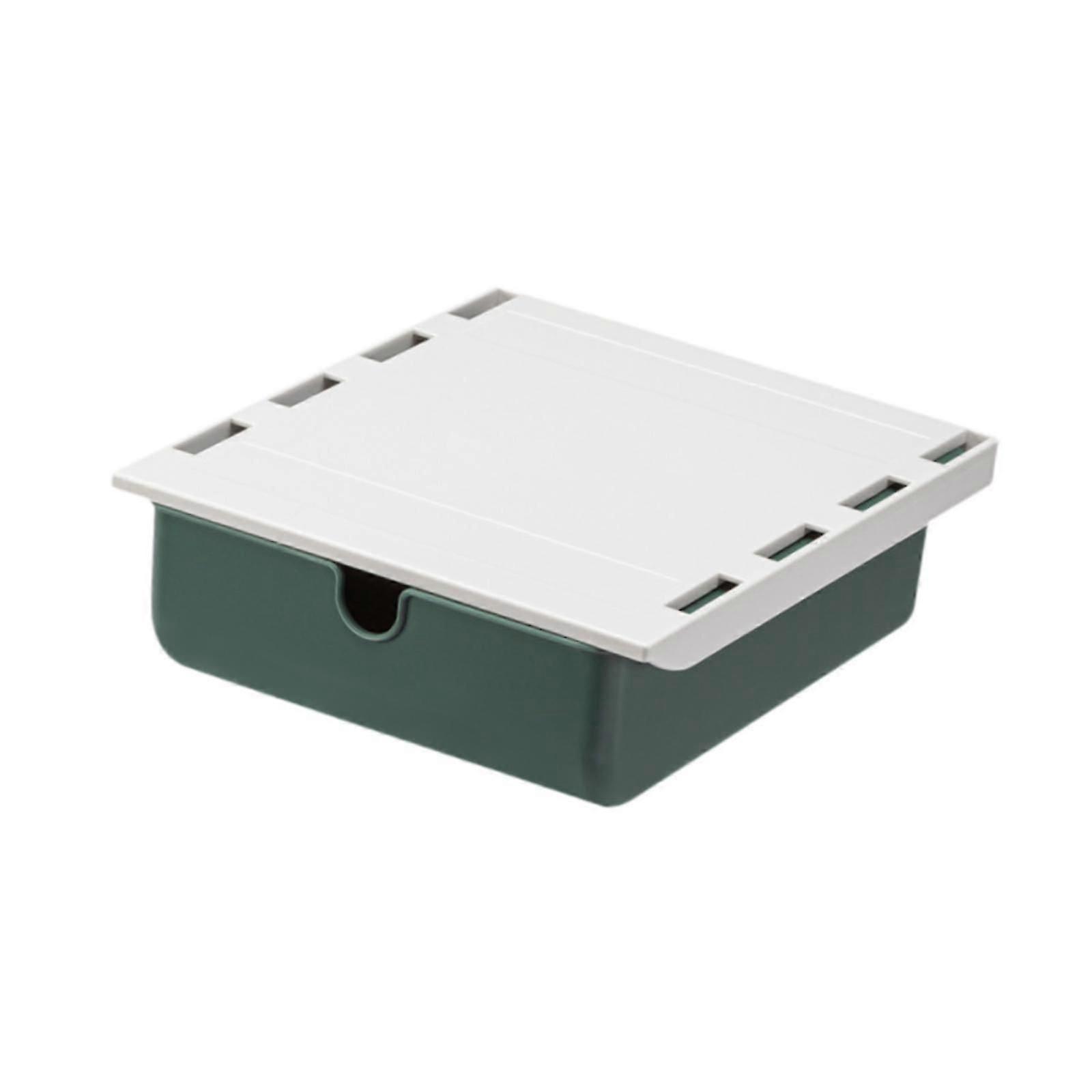 Under Desk Storage Drawer Compact Storage Case For Office Kitchen Study Room White