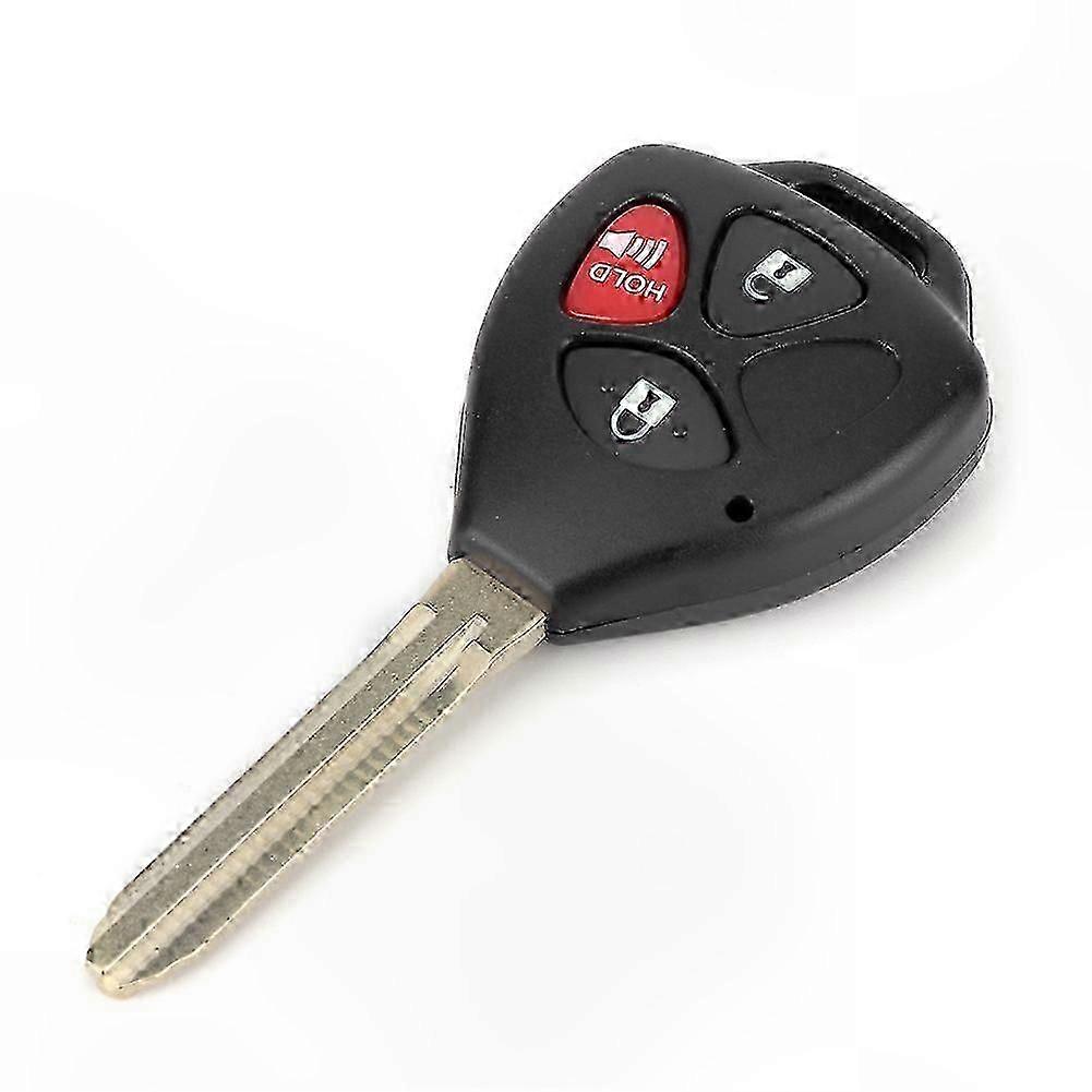 3-Button Car Key Shell Replacement for SUV Models Accessory Fob Case