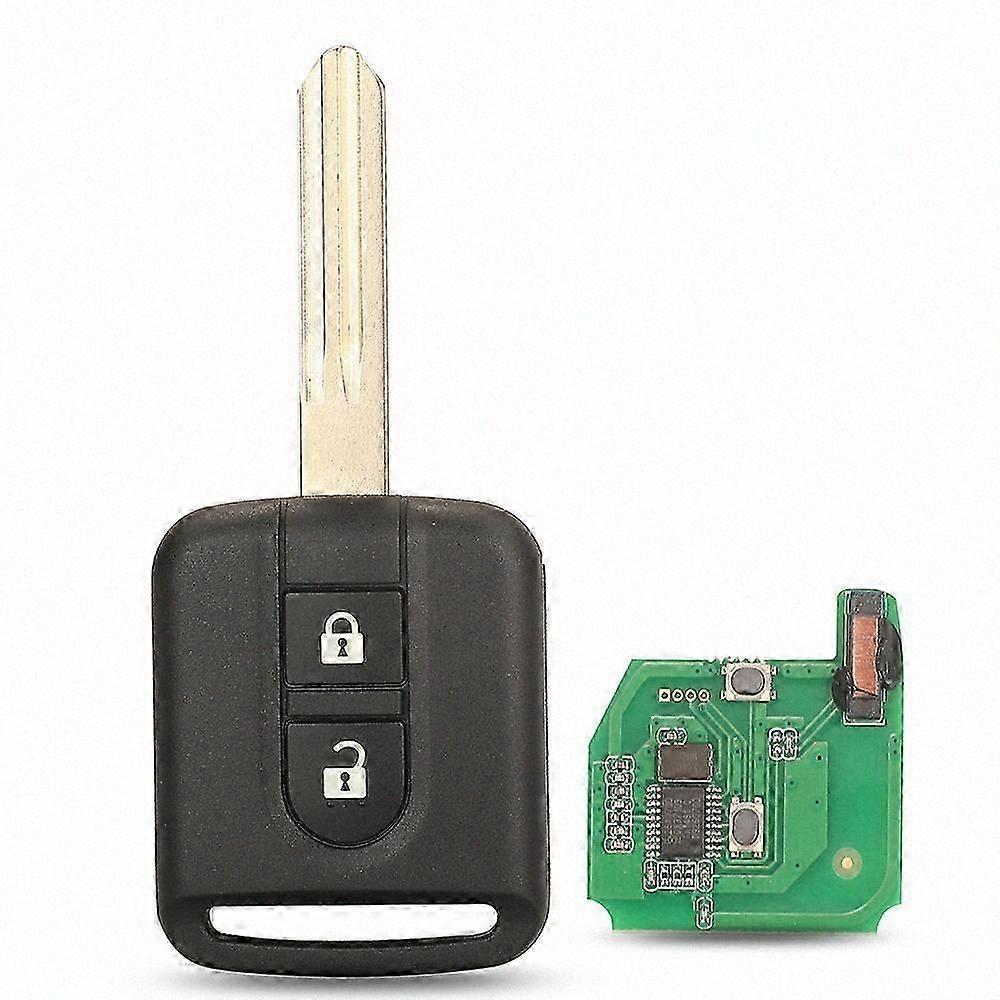 2-زر 433 ميجا هرتز ID46 رقاقة مفتاح بعيد لنيسان إلجراند ، إكس تريل ، قاشقاي ، نافارا ، ميكرا ، ملاحظة ، NV200