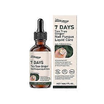 7 Days Tea Tree Ginger Nailfungus Treatments Nourishing Strengthening Nails Liquid for Healthier Growth 2025 New