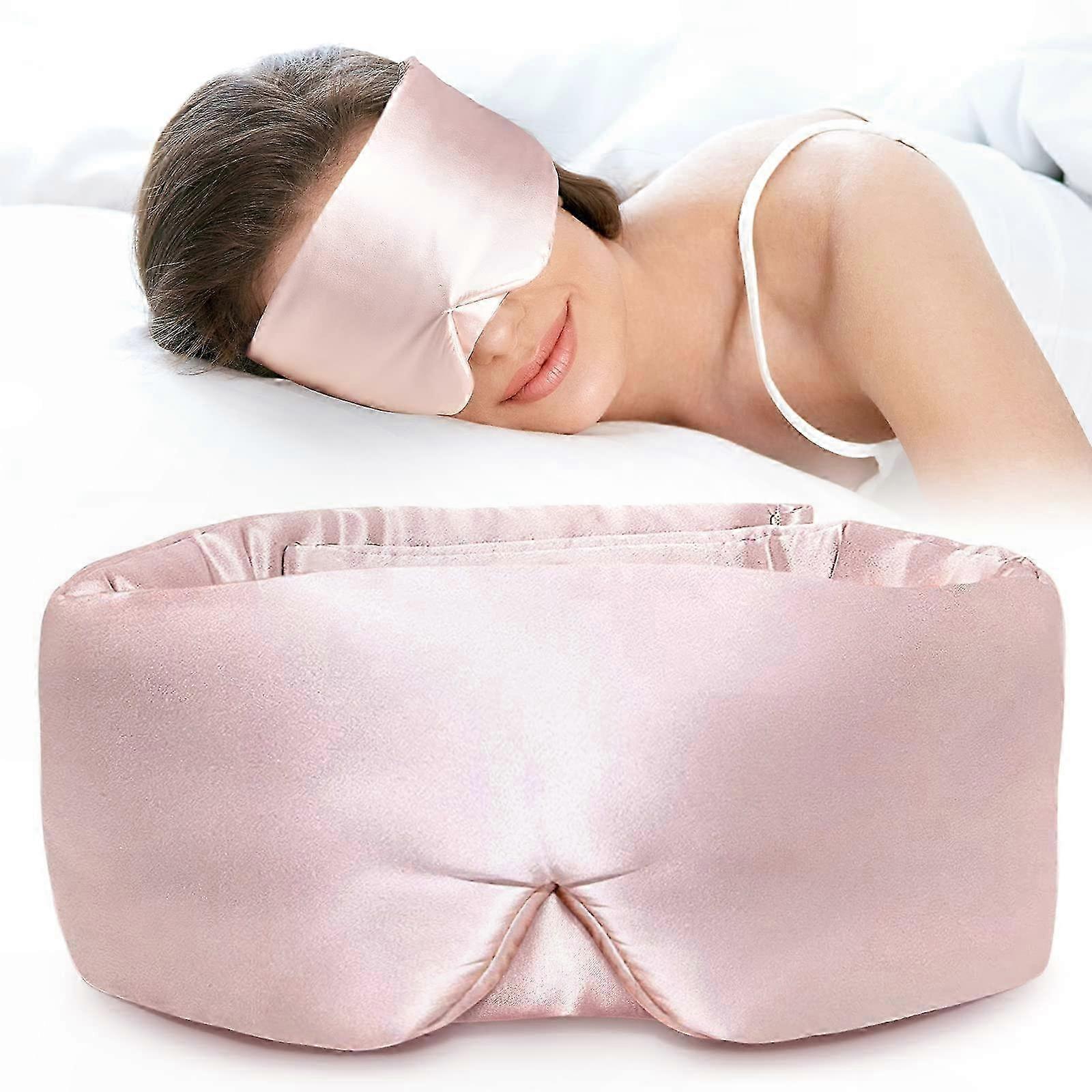 Soft Sleep Mask for Comfortable Rest and Side Sleeping Position Use