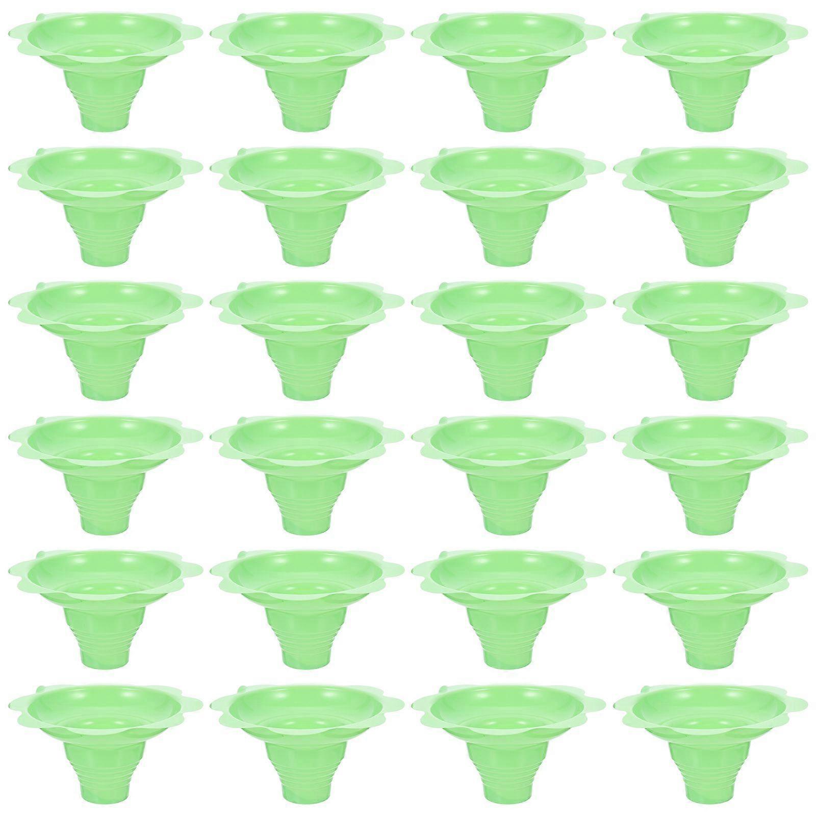 50pcs Disposable Yogurt Cups Multipurpose Snow Cone Cups for Ice Cream Smoothie