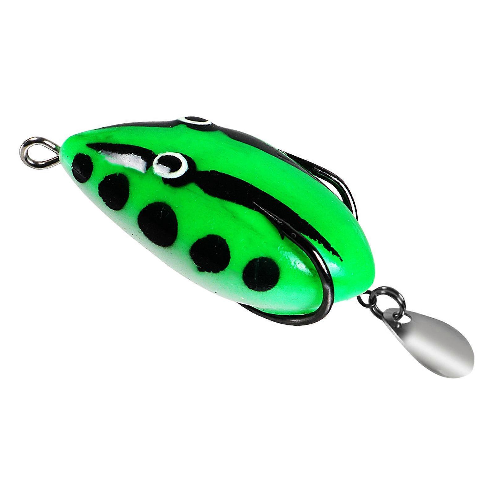 Frogs Lures Soft Tube Baits Simulated Frogs Fishing Lures Reallistic Fishes tail Artificial Lures with Fishing Hook Multicolor