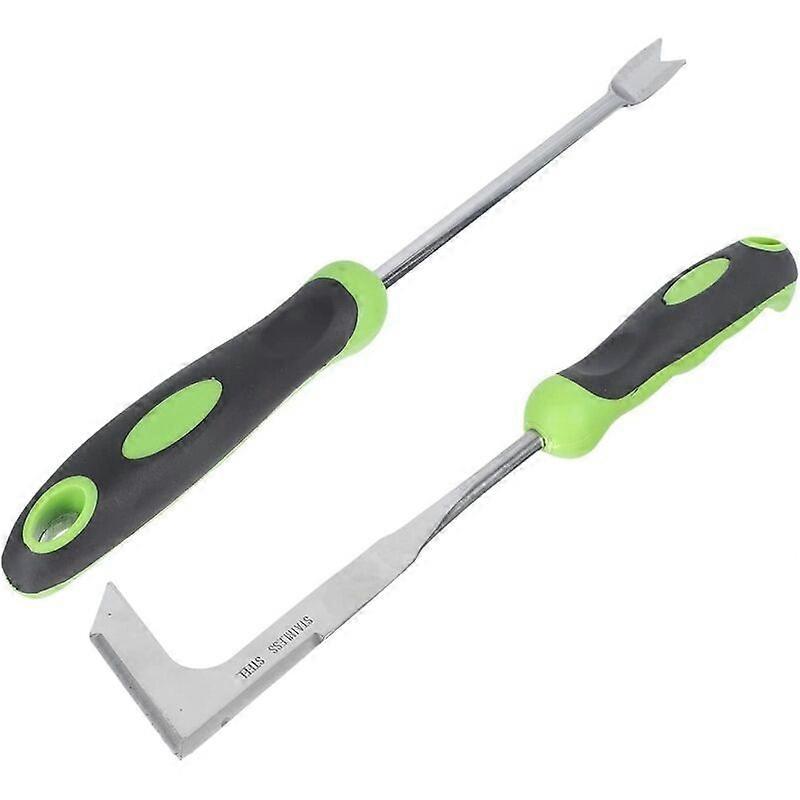 2PCS Crack Weeding Tool (Crack Weeding + Dandelion Fork)